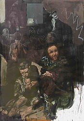 Matthieu Ronsse Grotto, 2025 Huile sur toile Oil on canvas 175 × 120 cm — 69 × 47 1/4 in.