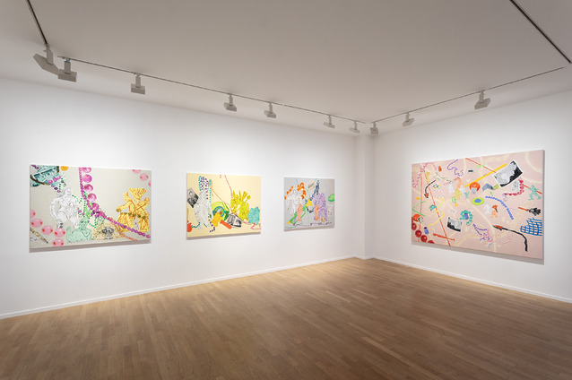 Exhibition view of Chef Menteur by Léonard Martin, Templon Paris.