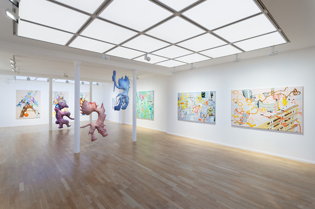 Exhibition view of Chef Menteur by Léonard Martin, Templon Paris.