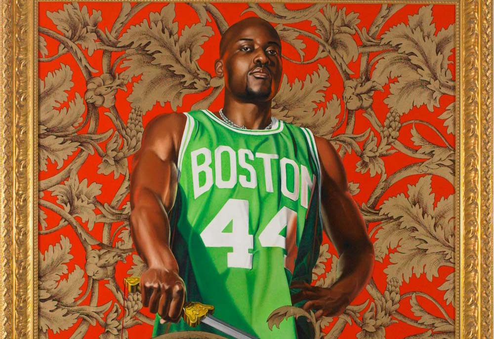 Alexander the Great, 2007, oil and enamdel on canvas, by Kehinde Wiley