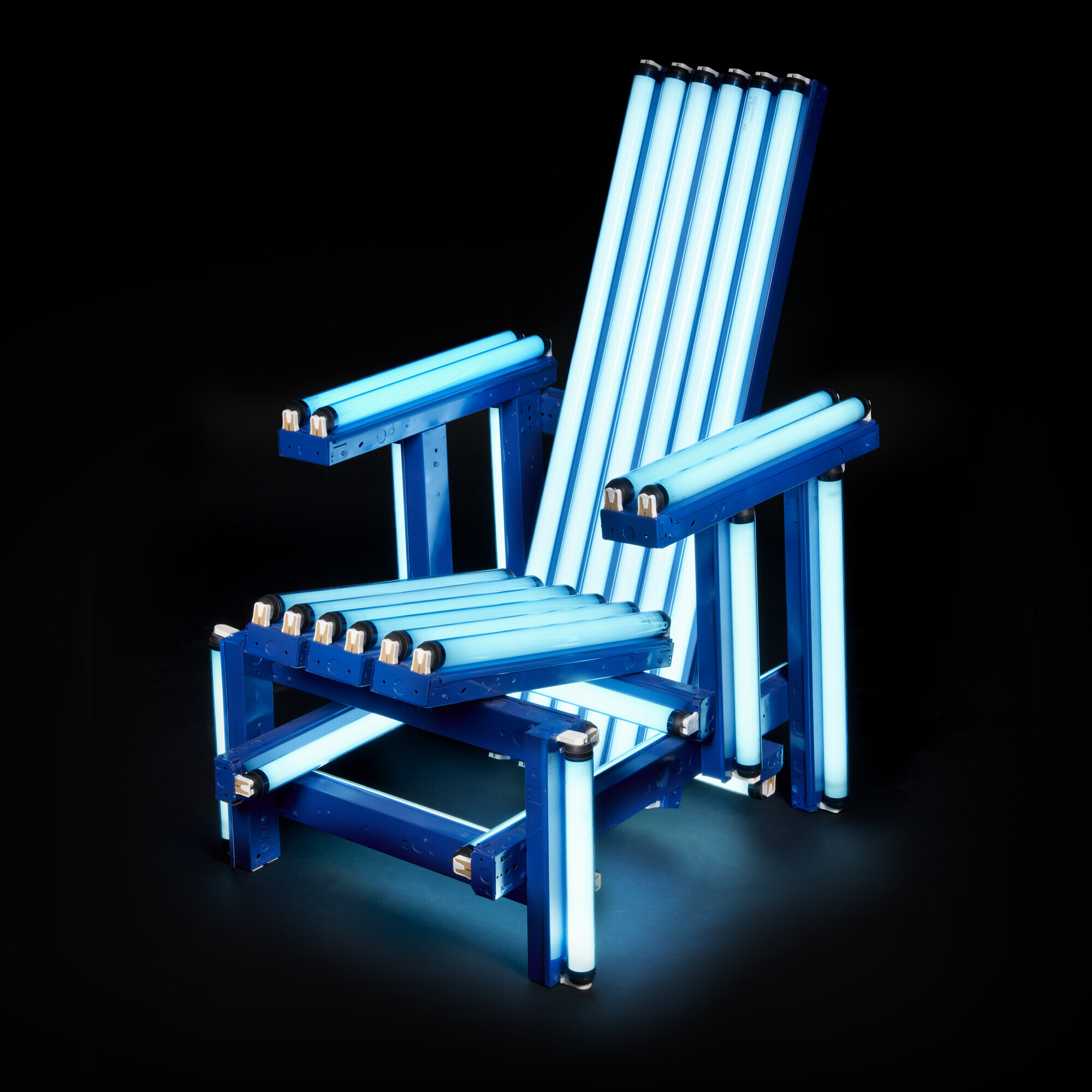 Iván Navarro - Blue Electric Chair, 2004