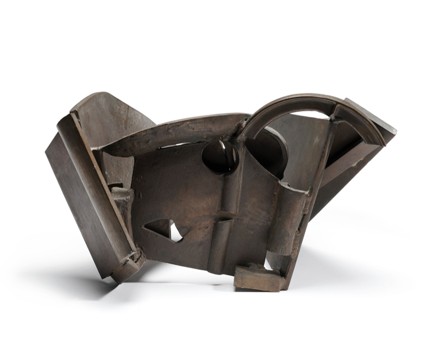 Abstract sculture in bronze by Anthony Caro