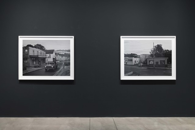 Exhibition view of Eveningside, at the gallery TEMPLON, Brussels with some artworks by Gregory Crewdson.