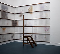 JITISH KALLAT Lunar Redux, 2025 Impression multicouche sur lentille lenticulaire 20 LPI, bois de teck Multilayer print on 20 LPI Lenticular lens, teakwood 1279 x 1524 cm.—110 x 600 in.