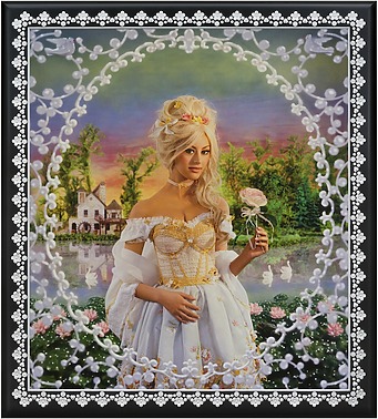 Pierre et Gilles, Marie Antoinette, le hameau de la reine (Zahia Dehar), 2014