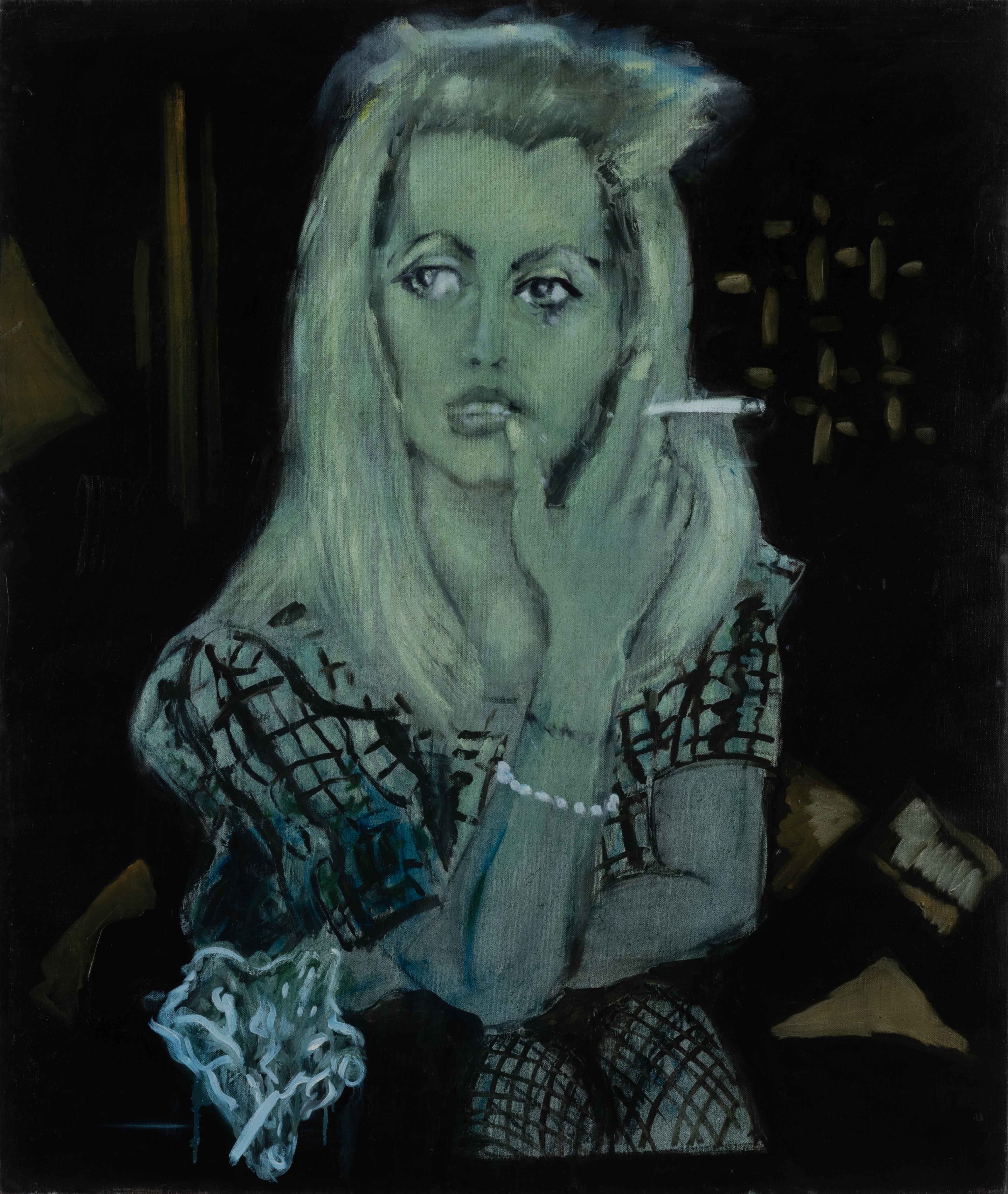 Jan Van Imschoot Cathérine comme Deneuf, 2025 Oil on canvas