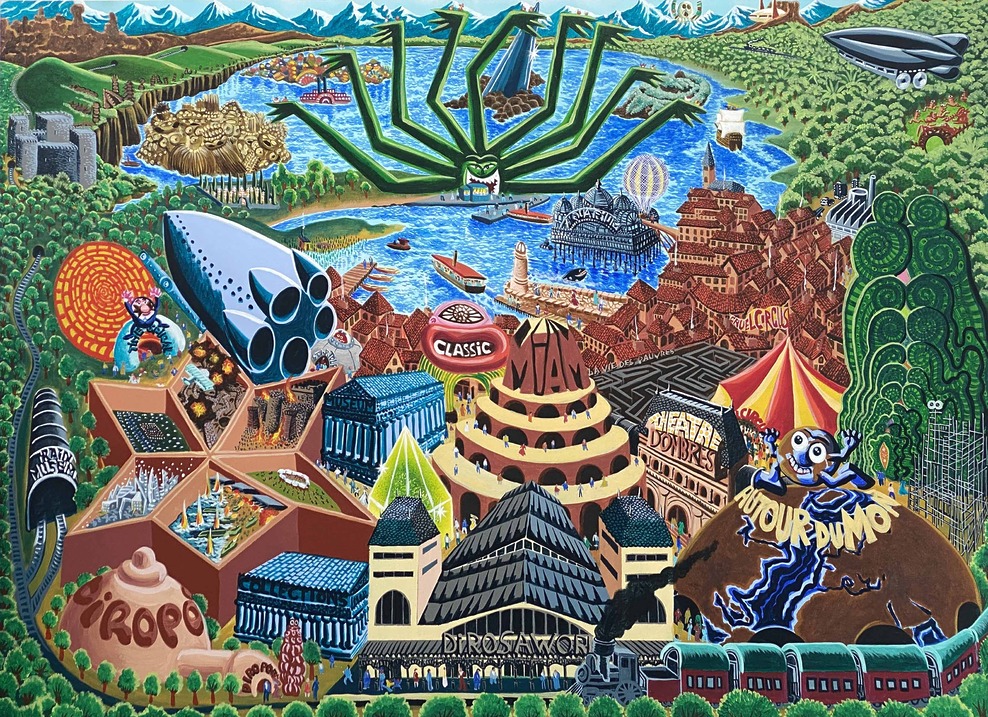 Mirages du monde, les peintures d’Hervé Di Rosa – La Malmaison