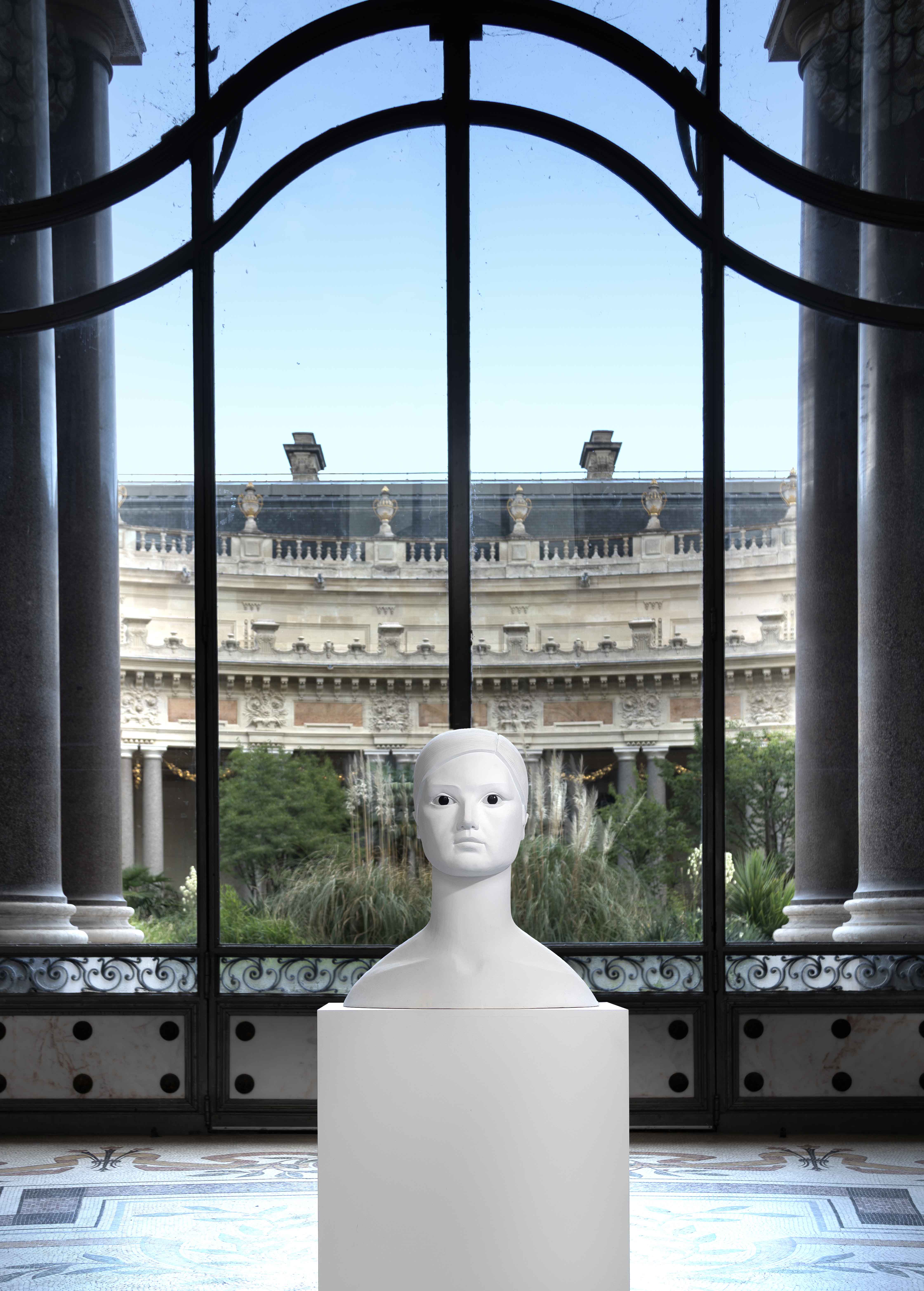 The bust of Jane Poupelet by Prune Nourry in the Petit Palais